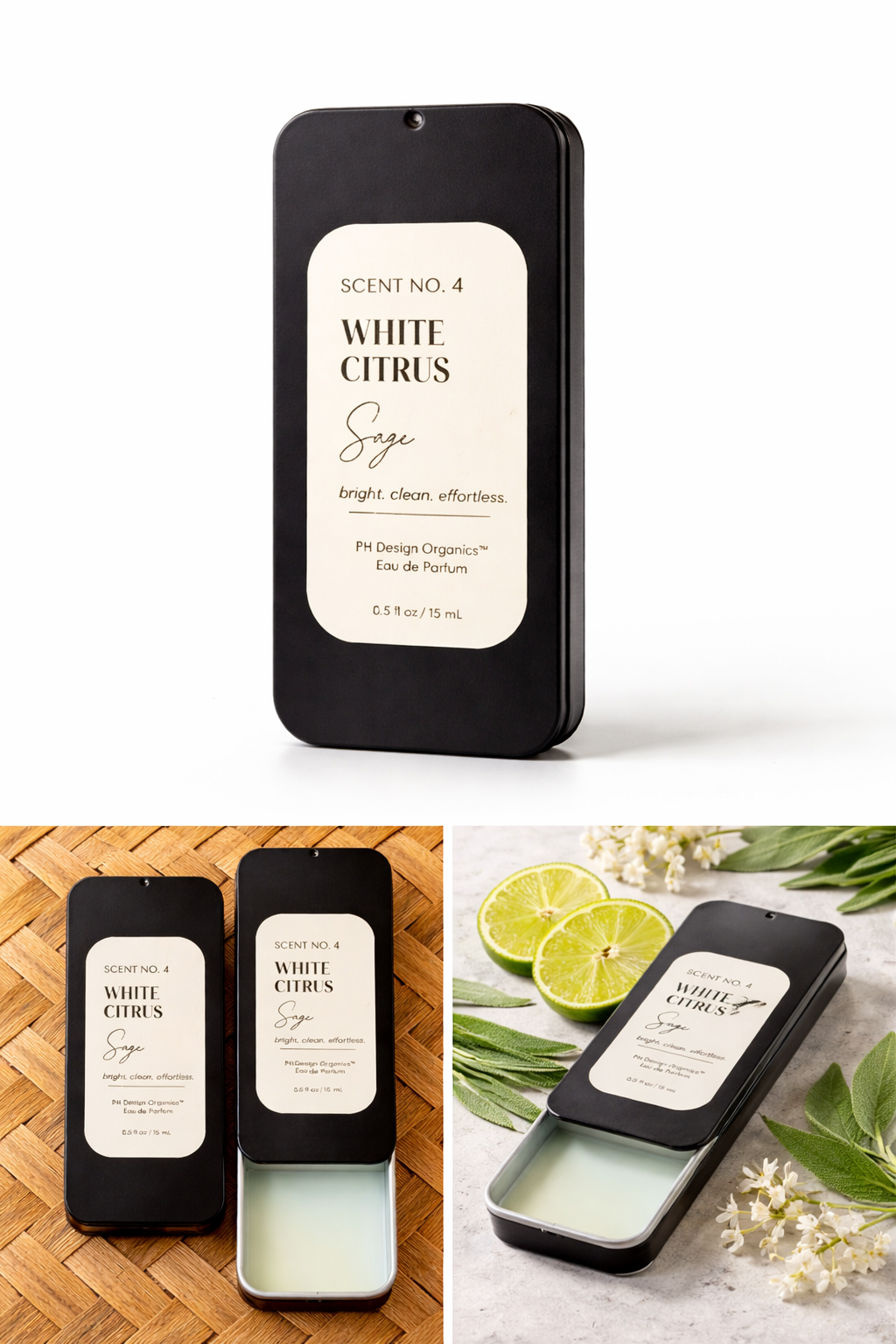 Solid Cologne | Skin-Close Fragrance Balm | Clean, Lasting Scent | PH Design Organics