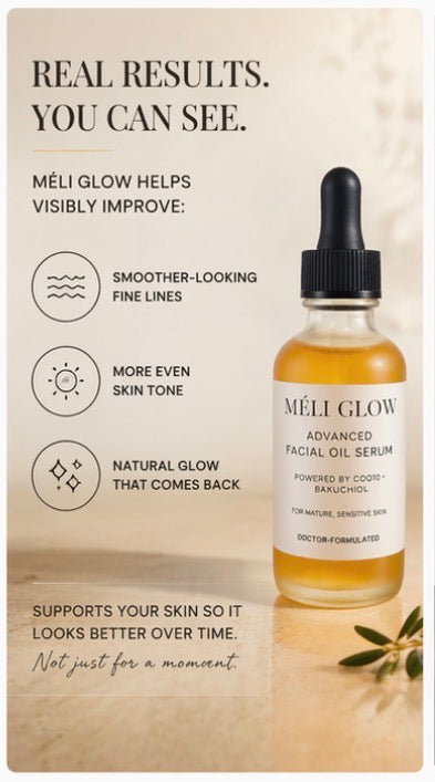 🌿 Méli Glow Anti-aging Face Serum for Radiance, Resilience &amp; Results