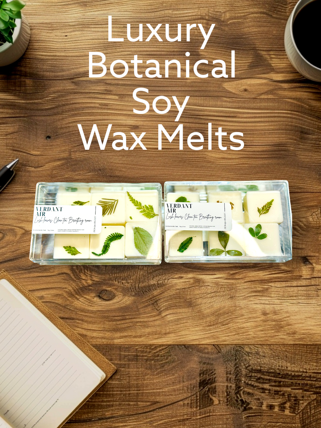 Luxury Botanical Soy Wax Melts – Handcrafted Aromatherapy for Home &amp; Gift