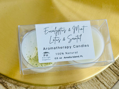 Mini Aromatherapy Candle Duos – 100% Natural, Travel-Friendly Self-Care