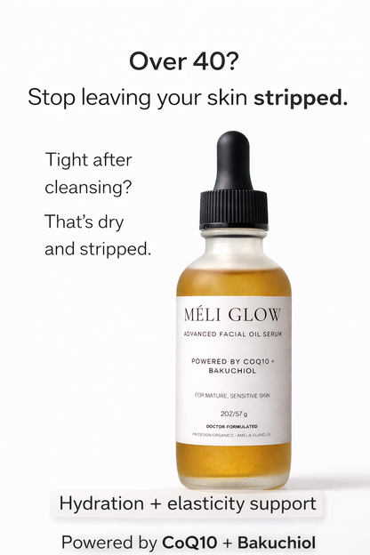 🌿 Méli Glow Anti-aging Face Serum for Radiance, Resilience &amp; Results