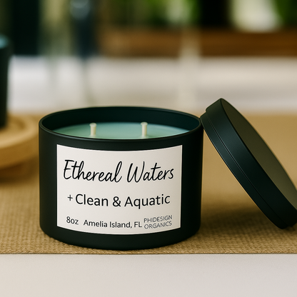 Organic Soy Candle – Hand-Poured Clean Burn (Multiple Scents Available)