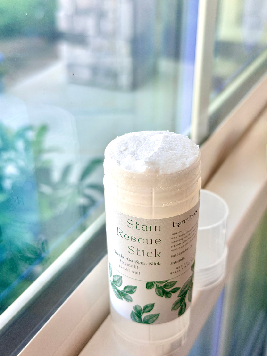 The Clean Rescue Stick Organic Stain Remover for Clothes, Travel &amp; Life Messes