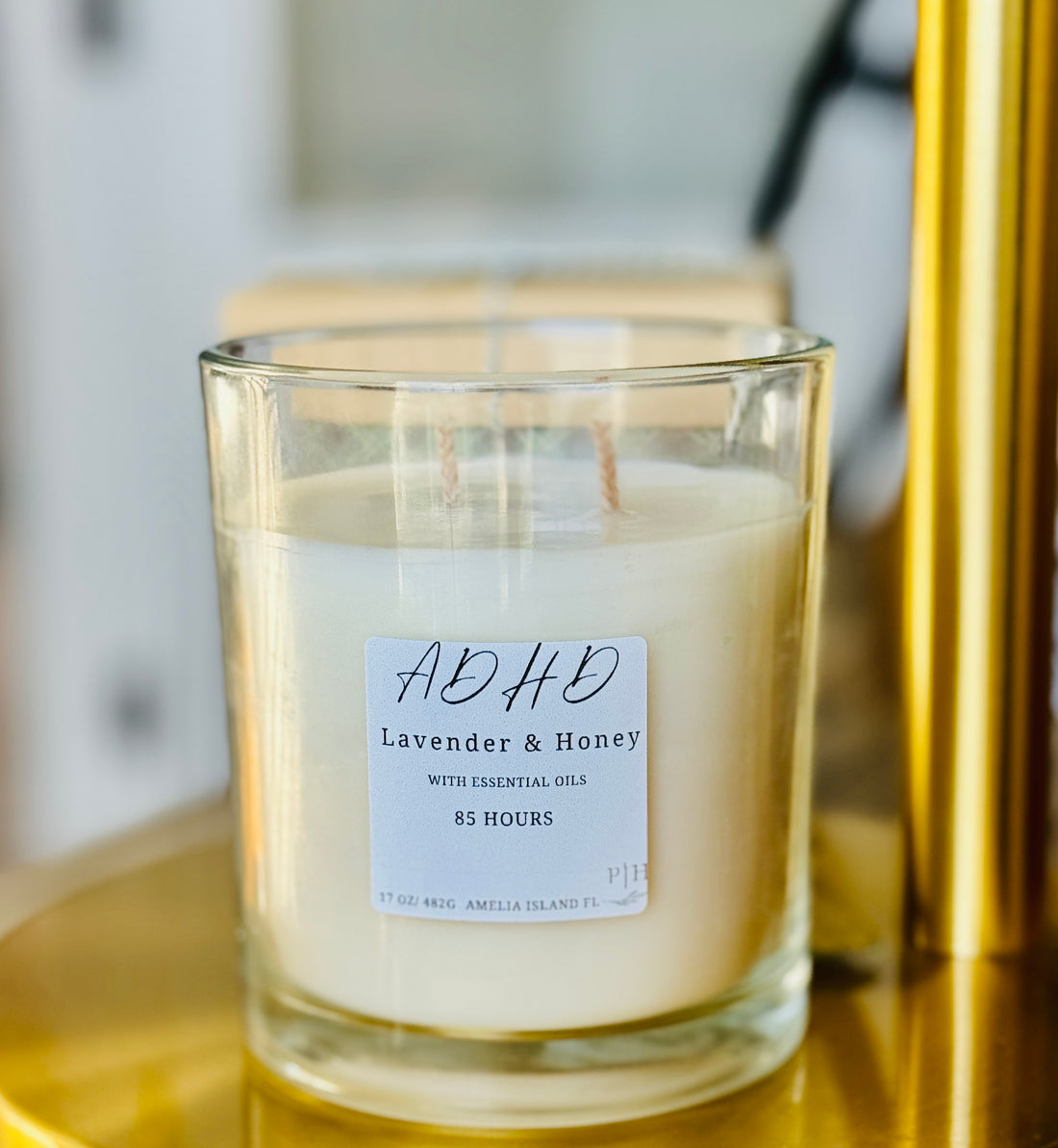 ADHD Candle -notes of Lavender &amp; Honey