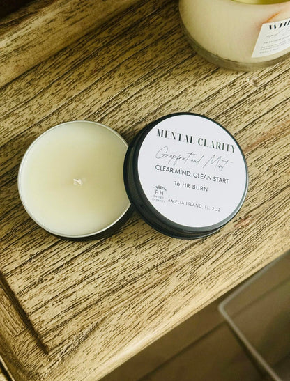 Organic Mini Flight Aromatherapy Bundle with soothing Candle Scents