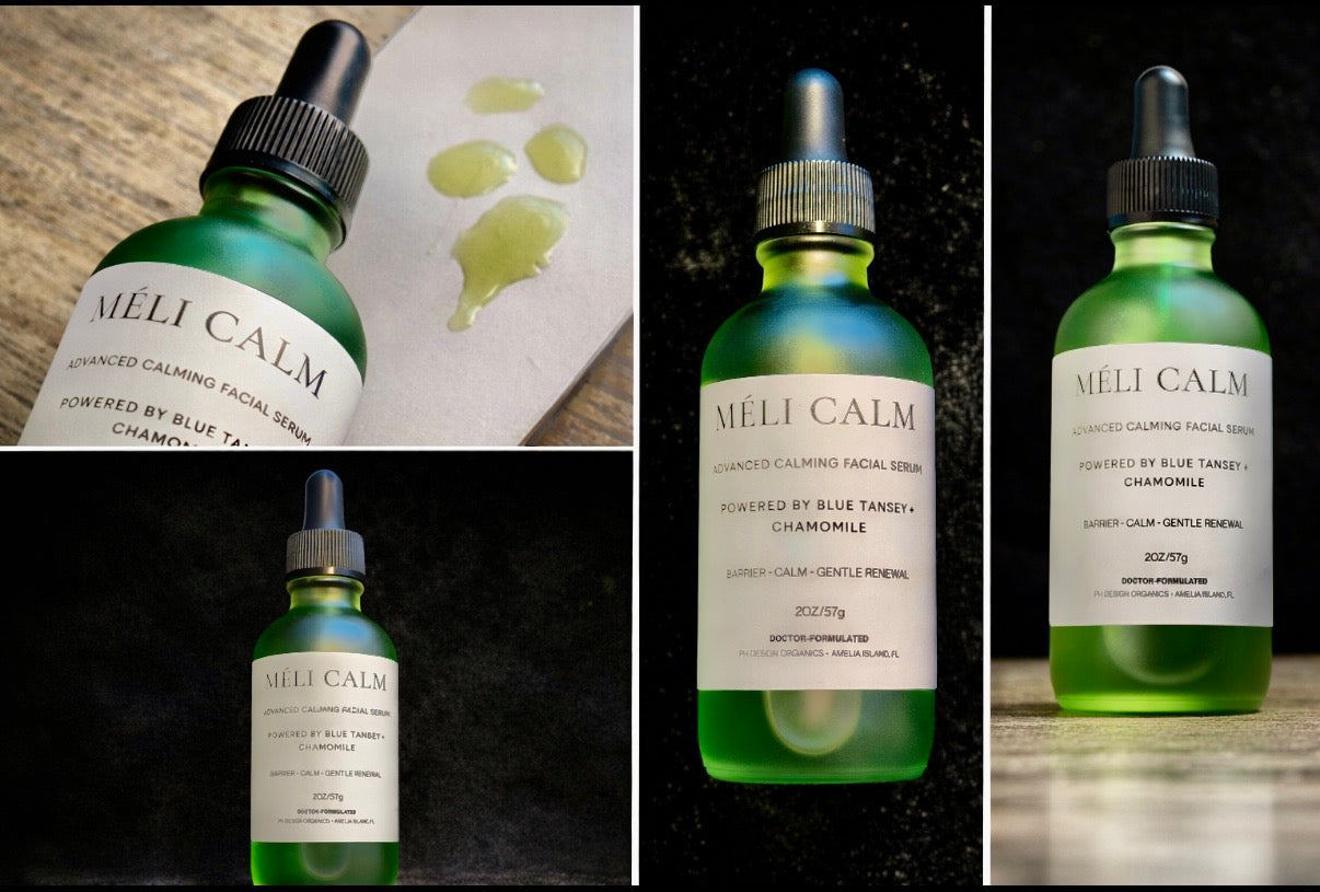 Méli Calm Barrier‑Support Face Serum for Reactive, Redness‑Prone Sensitive Skin | PH Design Organics