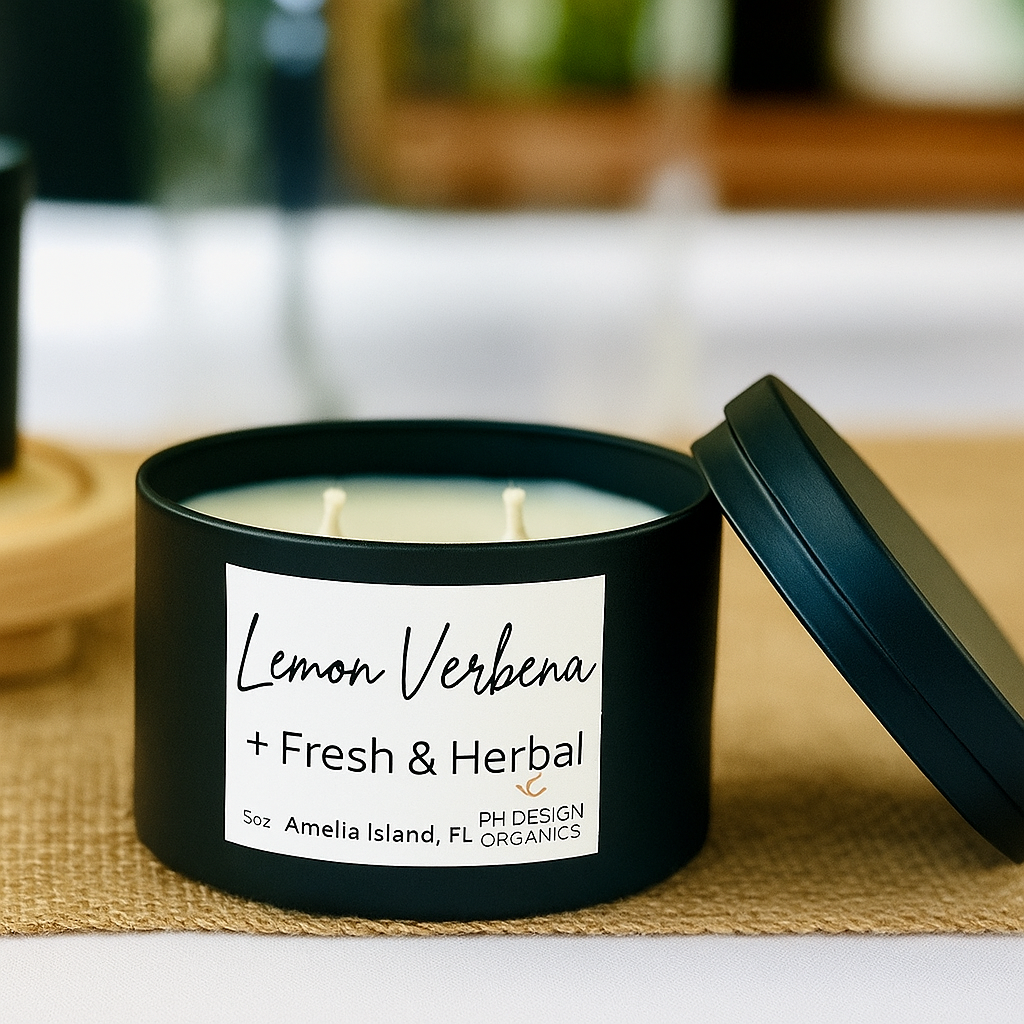 Organic Soy Candle – Hand-Poured Clean Burn (Multiple Scents Available)