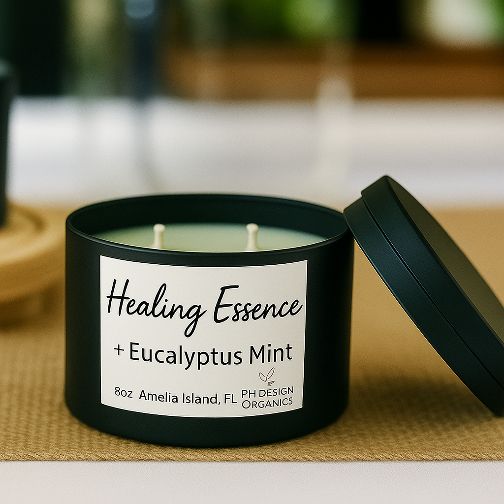 Organic Soy Candle – Hand-Poured Clean Burn (Multiple Scents Available)