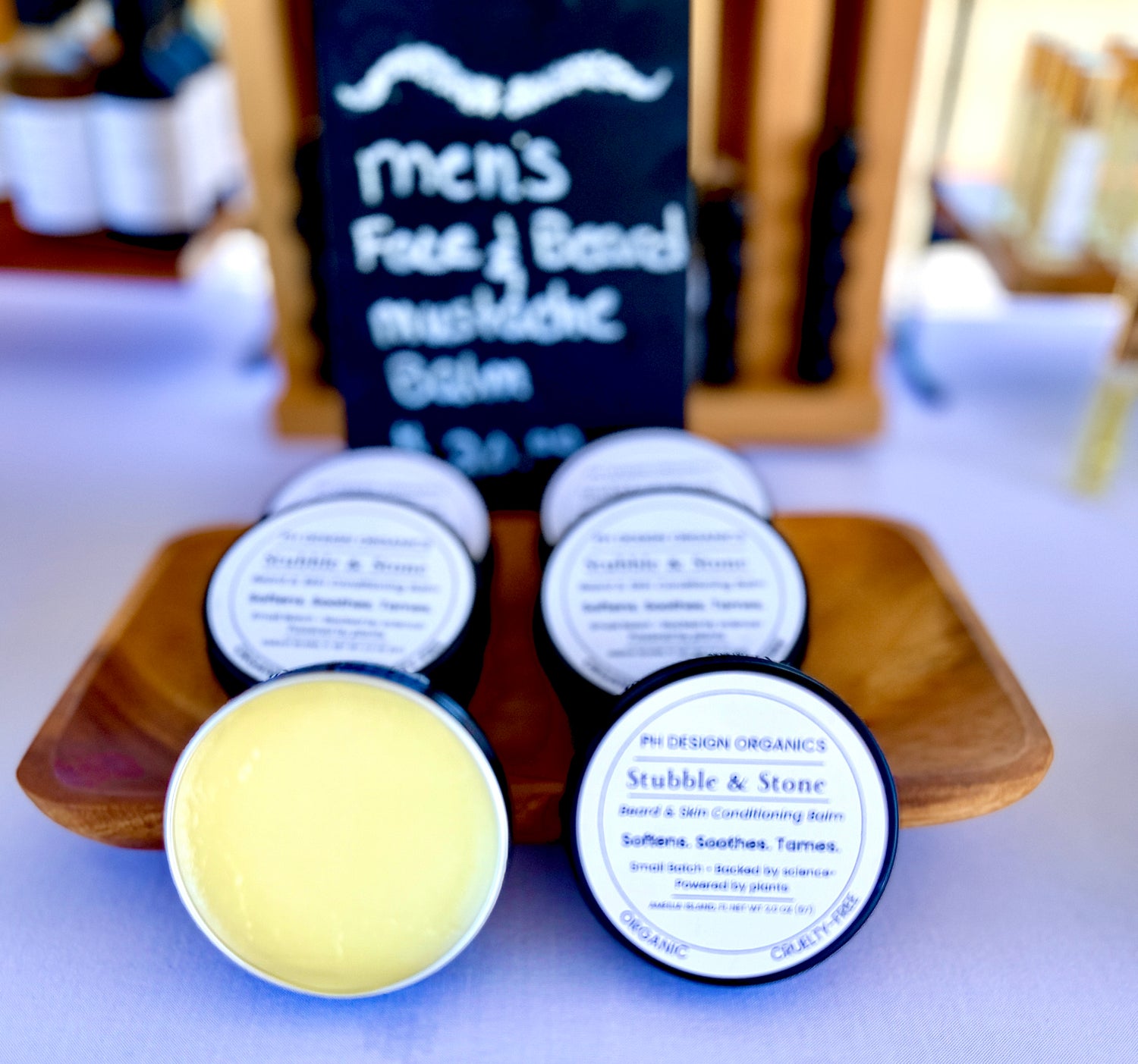 Stubble + Stone Beard &amp; Skin Conditioning Balm.Tame the wild. Nourish the skin.