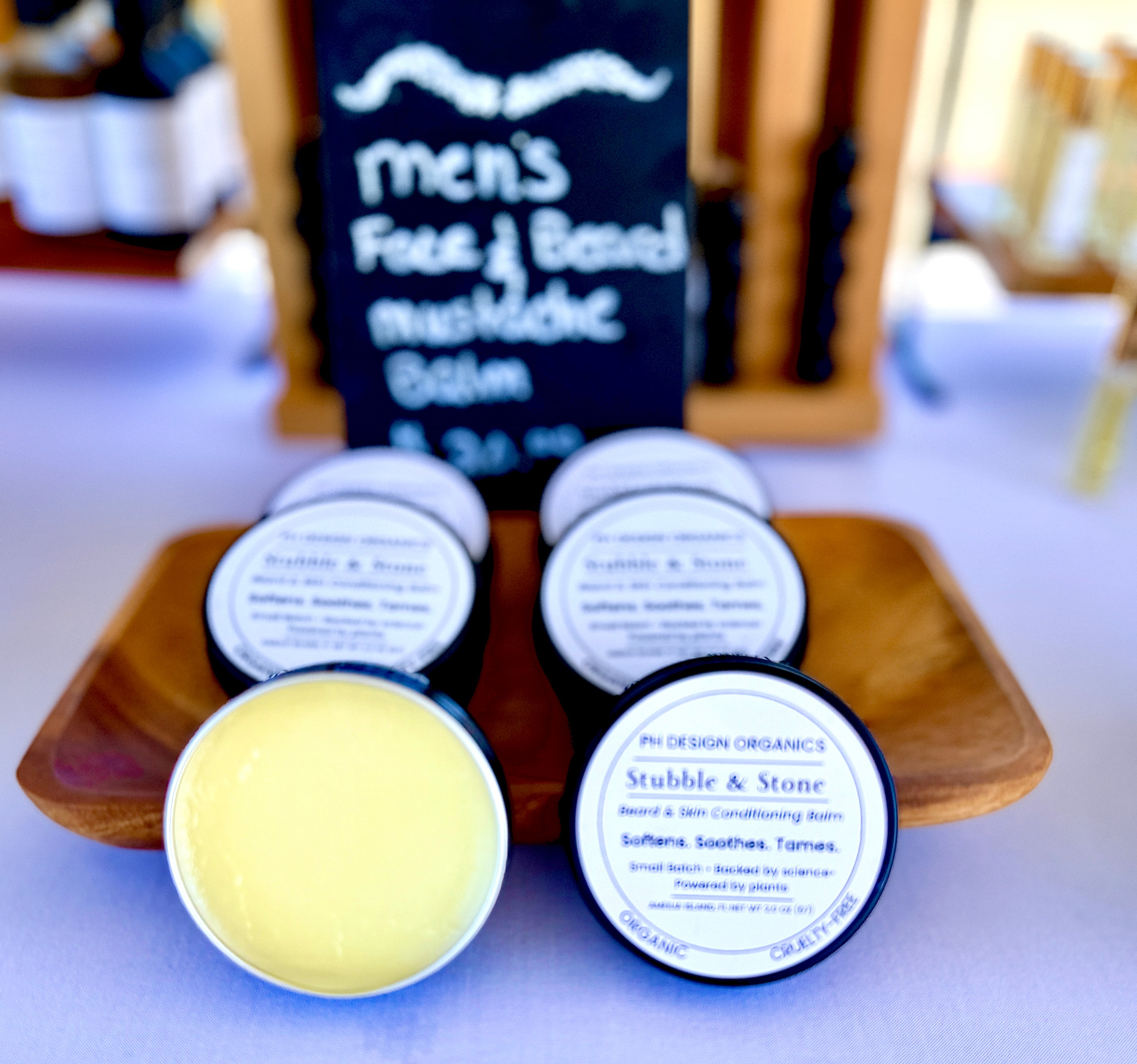 Stubble + Stone Beard &amp; Skin Conditioning Balm.Tame the wild. Nourish the skin.