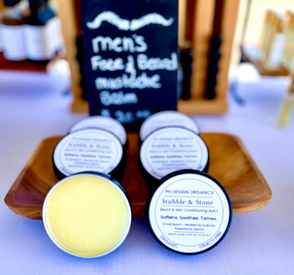 Stubble + Stone Beard &amp; Skin Conditioning Balm.Tame the wild. Nourish the skin.