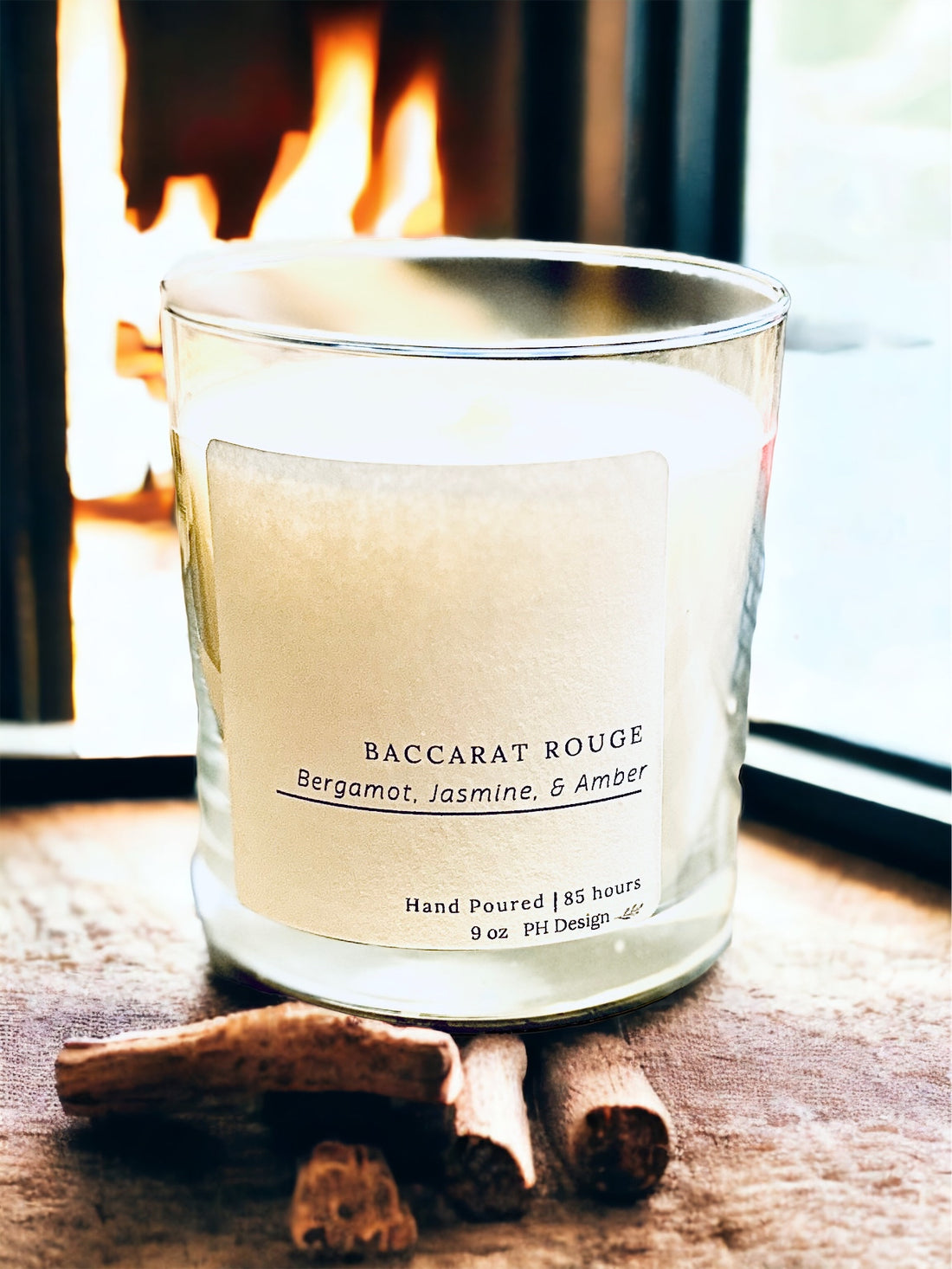 Baccarat Rouge Candle- with notes Saffron, Cedar  &amp; Amber