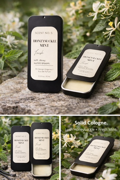 Solid Cologne | Skin-Close Fragrance Balm | Clean, Lasting Scent | PH Design Organics