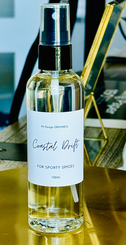 Coastal Drift- Body Mist accords of salt, sage, ambrette seeds, grapefruit PH Design Organics