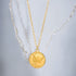 Coin Roman Necklace Women - Minimalist, Waterproof PH Design Organics