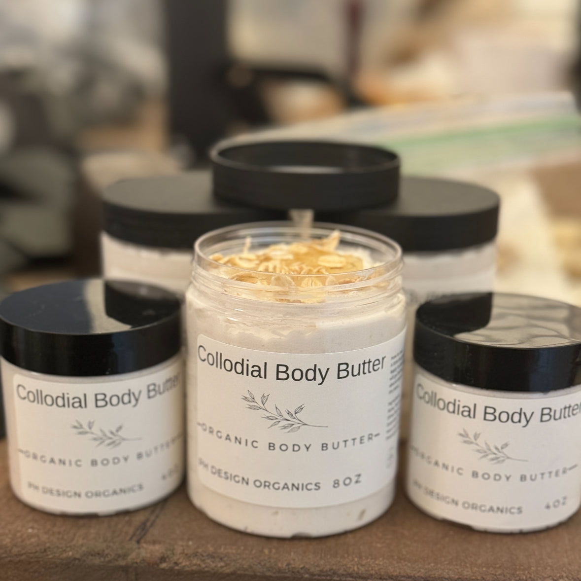 Colloidal Body Butter w/ Vitamin E &amp; Aloe Vera notes of Juniper Berry, Clary Sage &amp; Lavender PH Design Organics