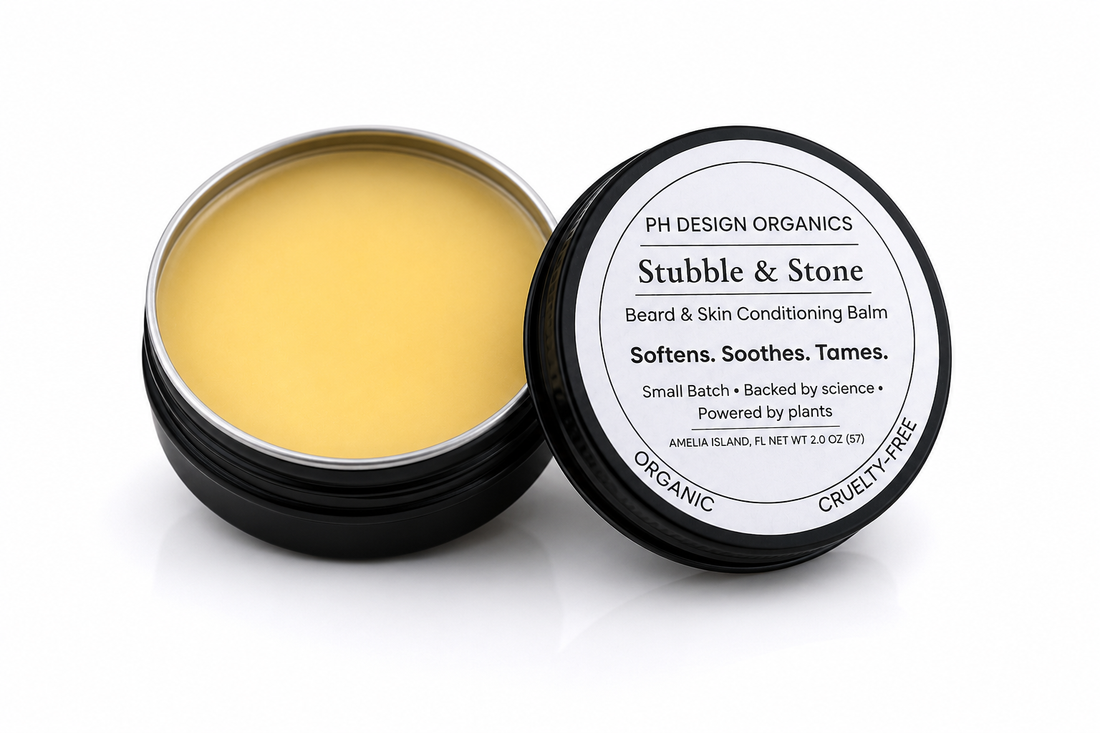 Stubble + Stone Beard &amp; Skin Conditioning Balm.Tame the wild. Nourish the skin.