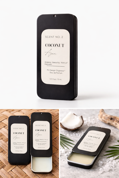 Solid Cologne | Skin-Close Fragrance Balm | Clean, Lasting Scent | PH Design Organics