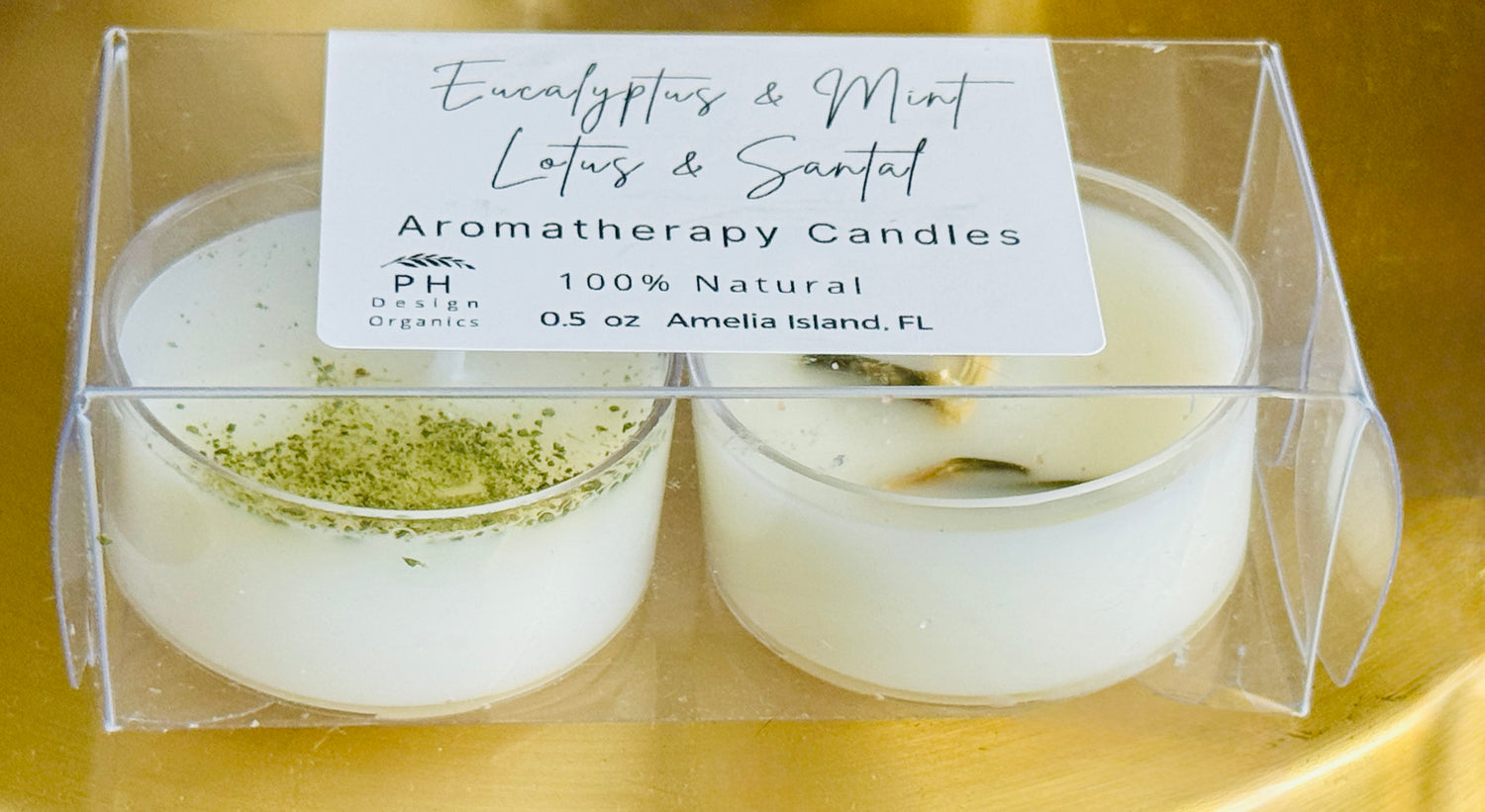 Mini Aromatherapy Candle Duos – 100% Natural, Travel-Friendly Self-Care