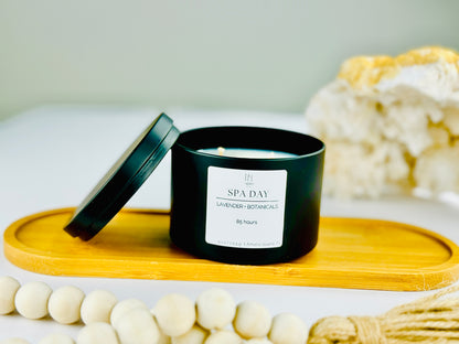 Spa Day Candle-notes Lavender &amp; Mint