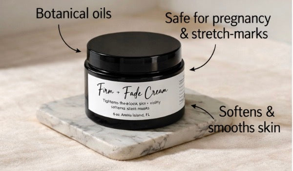 Firm and Fade Cream For Stretch Marks &amp; Tight Skin | PH Design Organics