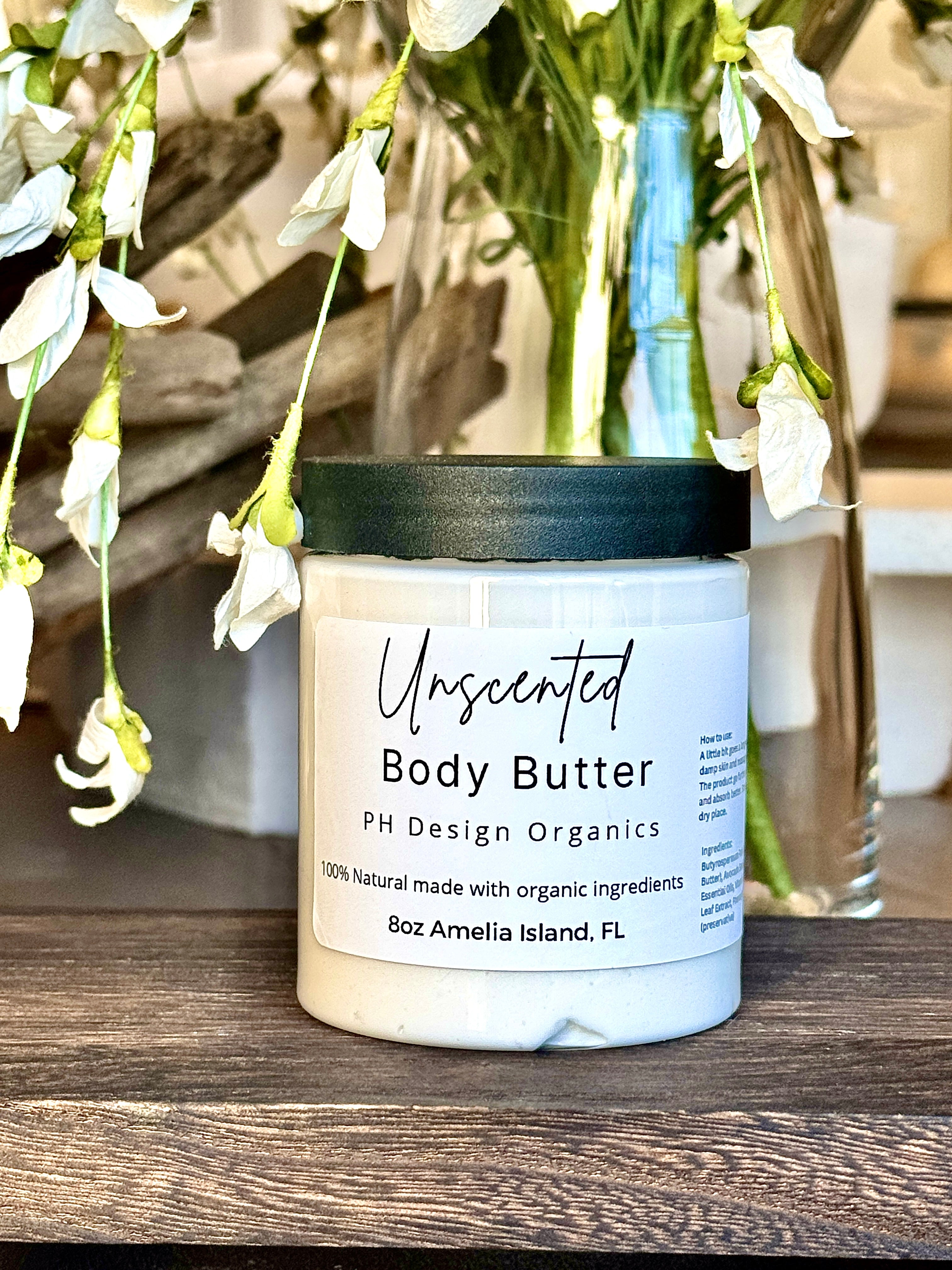 Unscented Body Butter w/ Vitamin E &amp; Aloe Vera