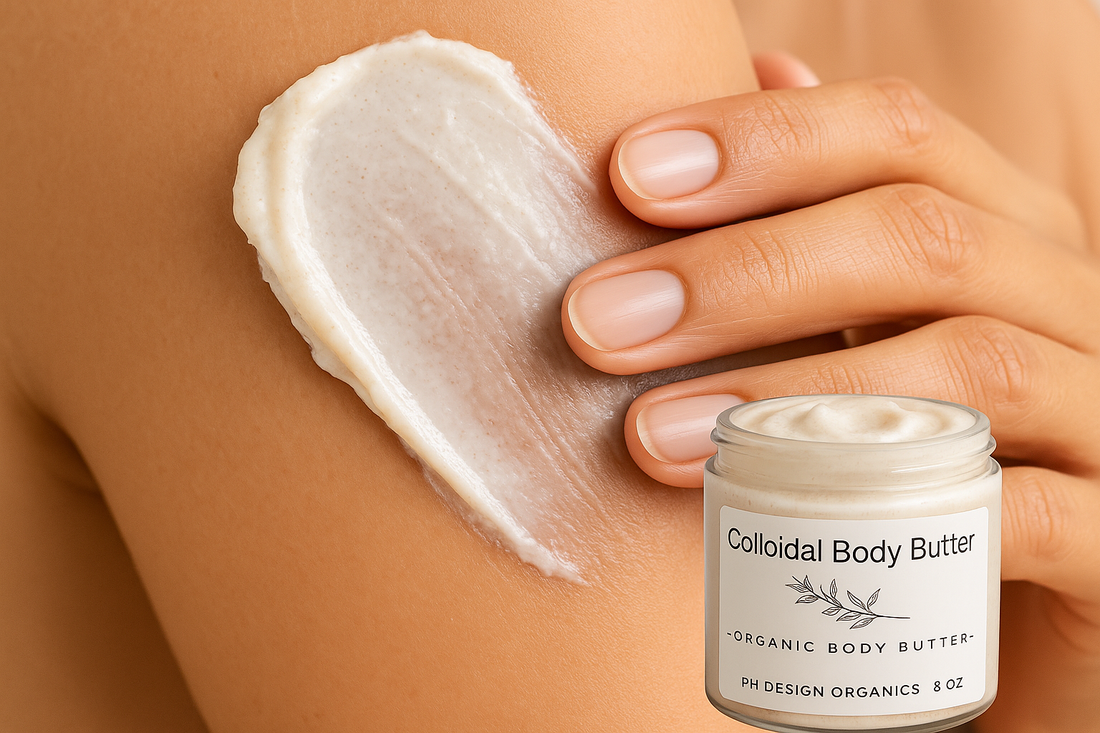 Colloidal Calm Body Butter
Tender skin. Deep comfort. Velvet to the touch.