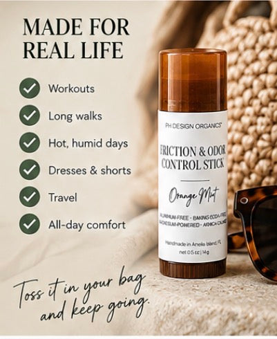 Smooth Move™ Anti-Chafing Deodorant Stick| Thigh &amp; Body Friction Balm