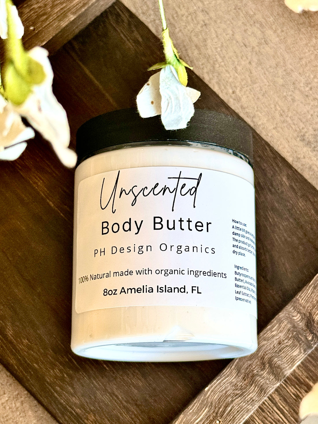 Unscented Body Butter w/ Vitamin E & Aloe Vera