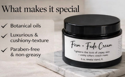 Firm and Fade Cream For Stretch Marks &amp; Tight Skin | PH Design Organics