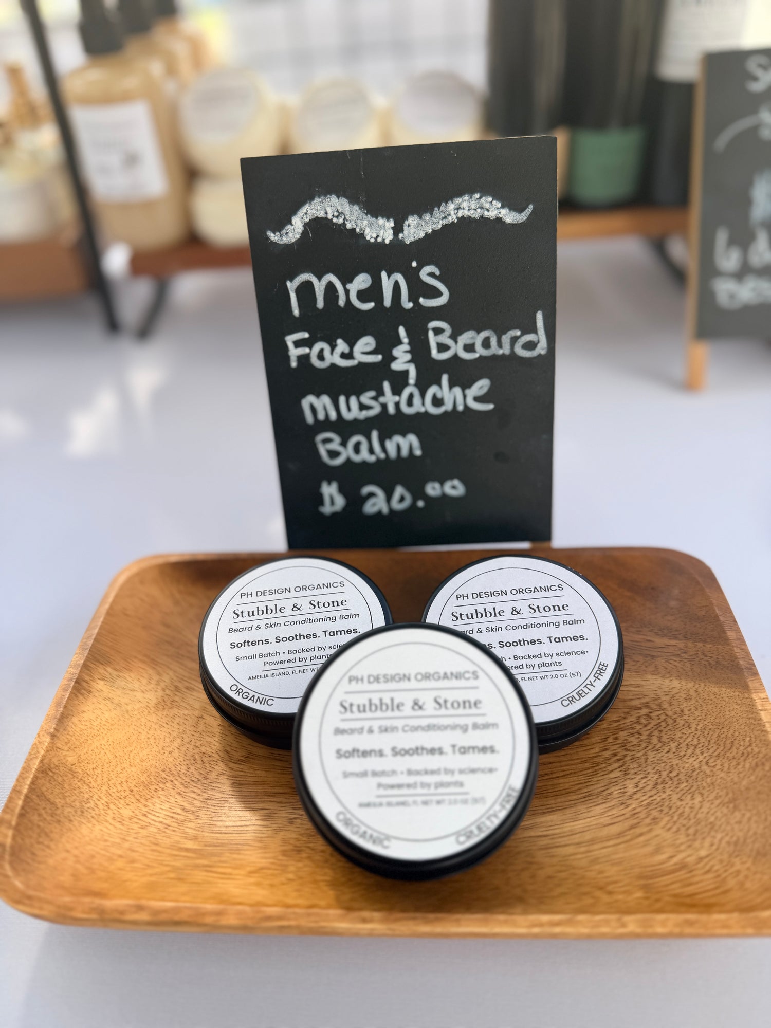 Stubble + Stone Beard &amp; Skin Conditioning Balm.Tame the wild. Nourish the skin.