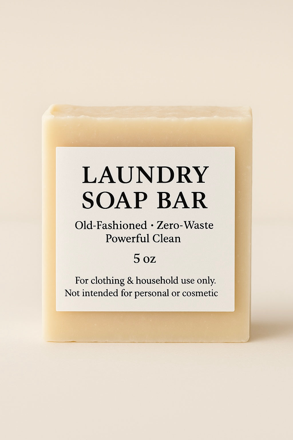 Laundry Soap Bar | Zero-Waste Stain Remover Bar | 5 oz
