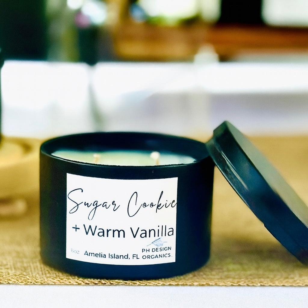 Organic Soy Candle – Hand-Poured Clean Burn (Multiple Scents Available)