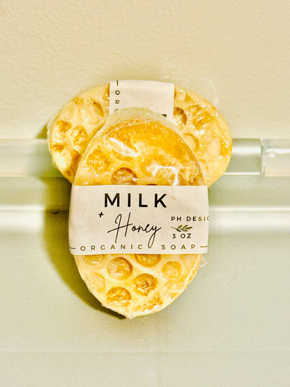 Milk and Honey Massage Soap- with notes of honey &amp; oats