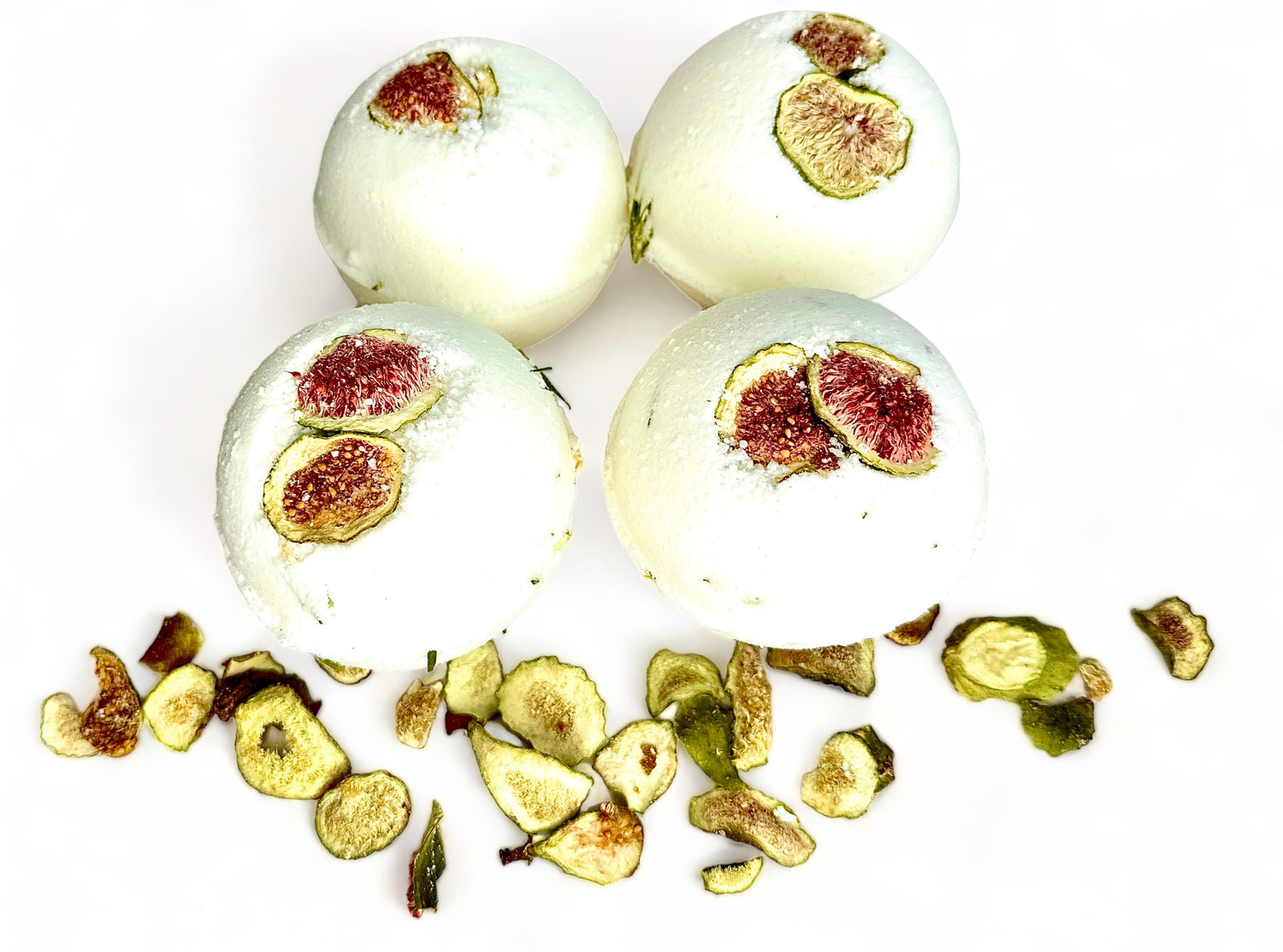 Bath Bombs Bliss- Natural Fig, Honeysuckle &amp; Mint