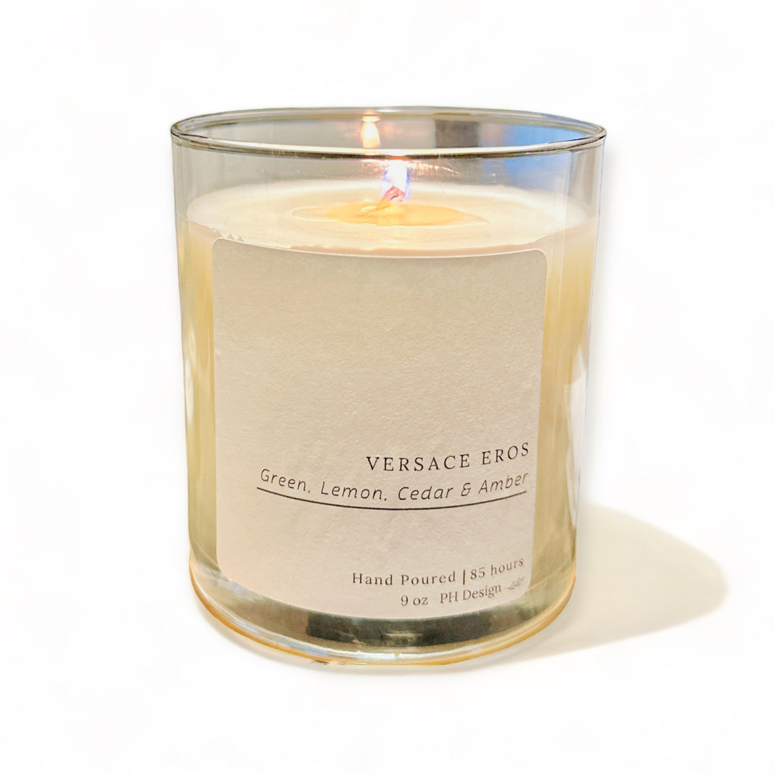 Sace Eros Candle- with  accords of Green, Lemon, Cedar &amp; Amber