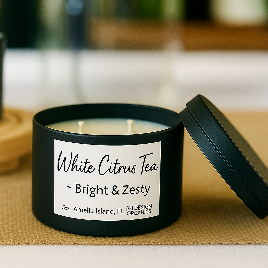 Organic Soy Candle – Hand-Poured Clean Burn (Multiple Scents Available)