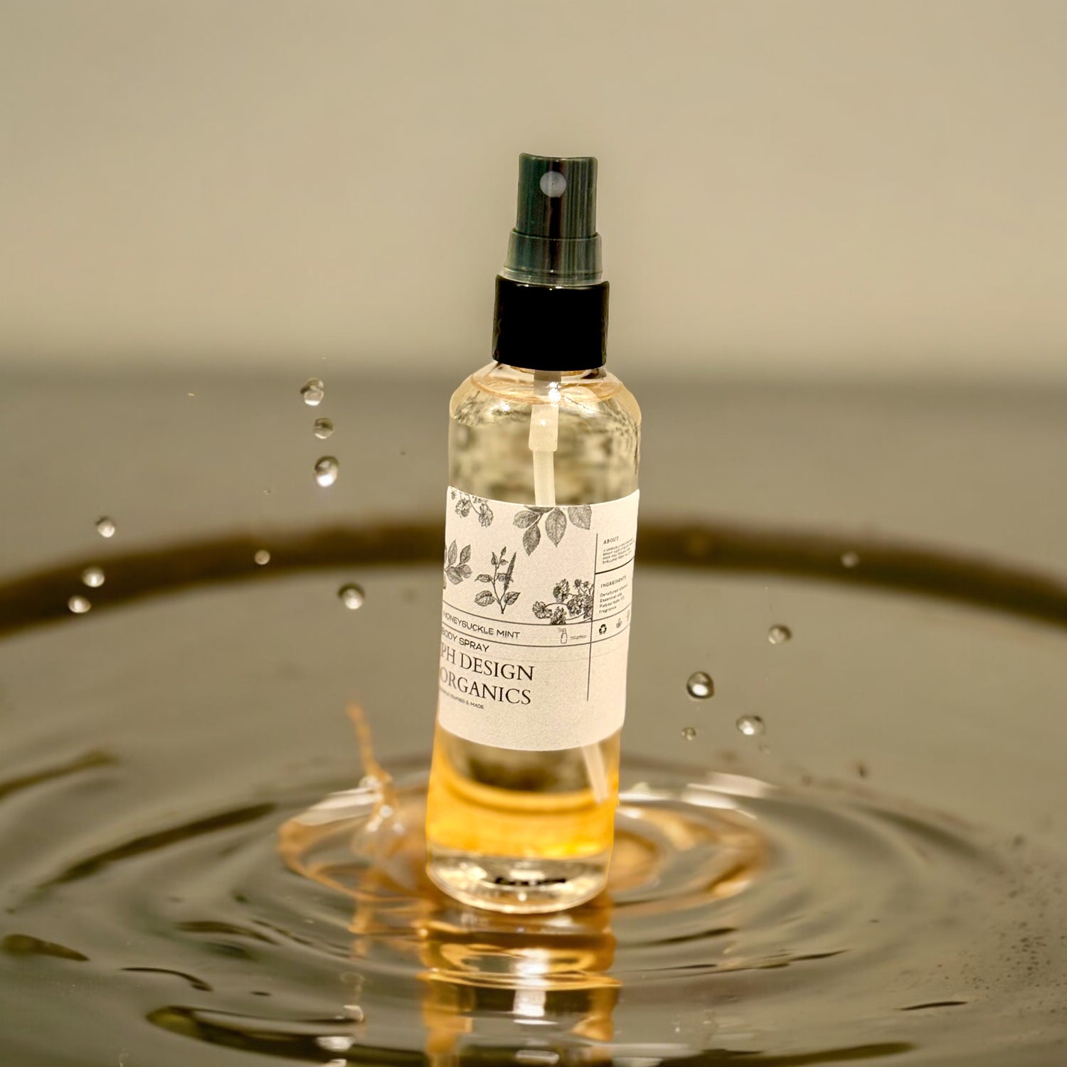 Organic Honeysuckle Mint Mist - Vegan &amp; Cruelty-free Body Spray