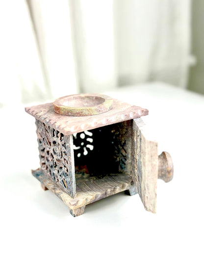 Rose Soapstone wax &amp; oil warmer PH Design Organics