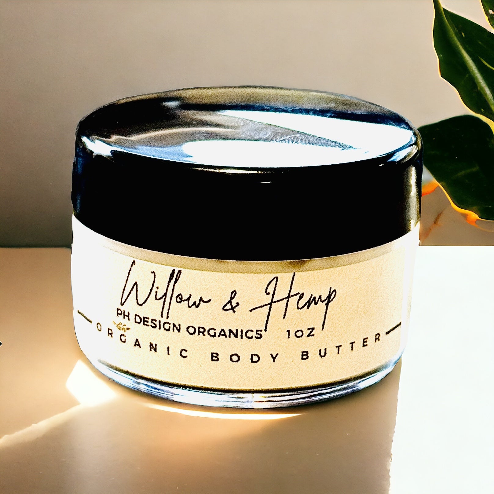 Willow Hemp Body Butter notes of Willow, Bergamont &amp; Hemp PH Design Organics