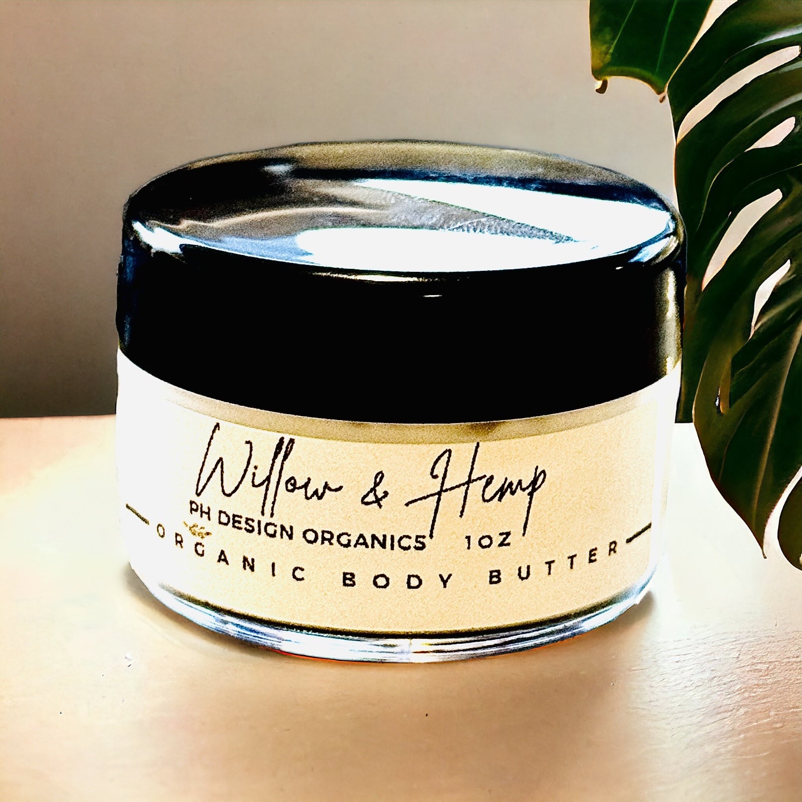 Willow Hemp Body Butter notes of Willow, Bergamont &amp; Hemp PH Design Organics